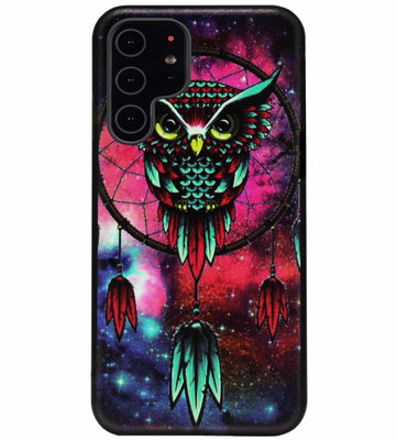 ADEL Siliconen Back Cover Softcase Hoesje voor Samsung Galaxy S22 - Uil