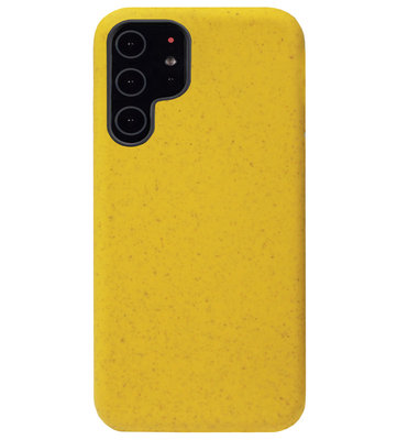ADEL Tarwe Stro TPU Back Cover Softcase Hoesje voor Samsung Galaxy S22 - Duurzaam Afbreekbaar Milieuvriendelijk Geel