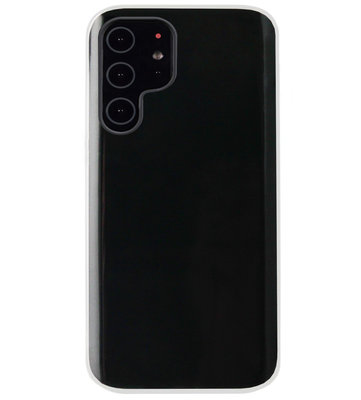 ADEL Siliconen Back Cover Softcase Hoesje voor Samsung Galaxy S22 - Doorzichtig Transparant