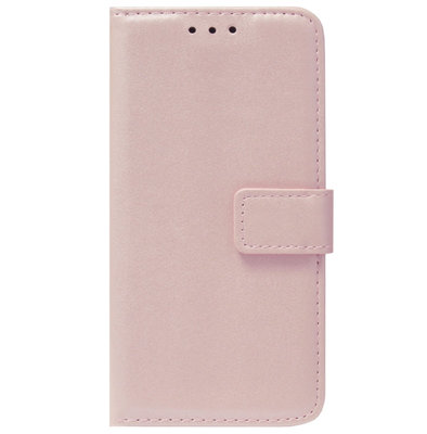 ADEL Kunstleren Book Case Pasjes Portemonnee Hoesje voor Samsung Galaxy S22 Plus - Goud Rose