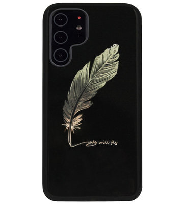 ADEL Siliconen Back Cover Softcase Hoesje voor Samsung Galaxy S22 Plus - Veer