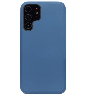 ADEL Premium Siliconen Back Cover Softcase Hoesje voor Samsung Galaxy S22 Plus - Blauw