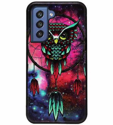 ADEL Siliconen Back Cover Softcase Hoesje voor Samsung Galaxy S21 FE - Uil