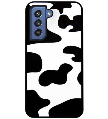 ADEL Siliconen Back Cover Softcase Hoesje voor Samsung Galaxy S21 FE - Koeienhuid