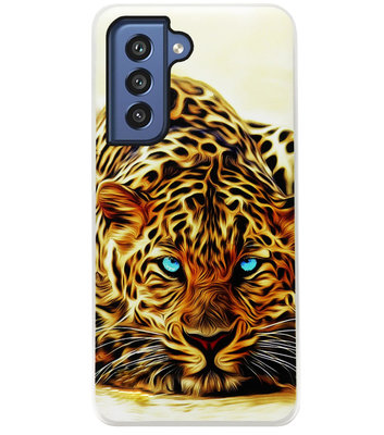 ADEL Siliconen Back Cover Softcase Hoesje voor Samsung Galaxy S21 FE - Tijger