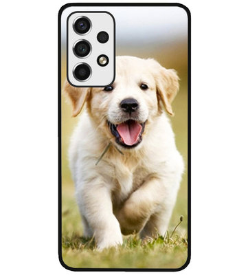 ADEL Siliconen Back Cover Softcase Hoesje voor Samsung Galaxy A73 - Labrador Retriever Hond