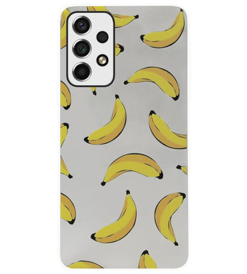 ADEL Siliconen Back Cover Softcase Hoesje voor Samsung Galaxy A73 - Bananen Geel