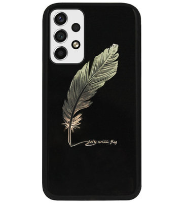 ADEL Siliconen Back Cover Softcase Hoesje voor Samsung Galaxy A73 - Veer