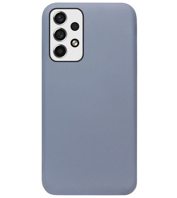 ADEL Premium Siliconen Back Cover Softcase Hoesje voor Samsung Galaxy A73 - Lavendel