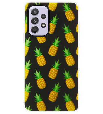 ADEL Siliconen Back Cover Softcase Hoesje voor Samsung Galaxy A33 - Ananas