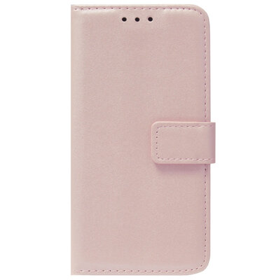 ADEL Kunstleren Book Case Pasjes Portemonnee Hoesje voor Samsung Galaxy A03s - Goud Rose