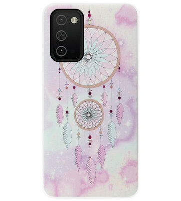 ADEL Siliconen Back Cover Softcase Hoesje voor Samsung Galaxy A03s - Dromenvanger Kleur