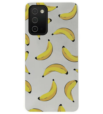 ADEL Siliconen Back Cover Softcase Hoesje voor Samsung Galaxy A03s - Bananen Geel