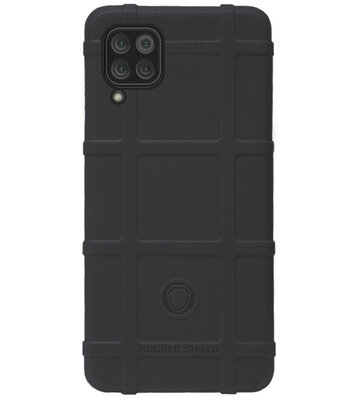 RUGGED SHIELD Rubber Bumper Case Hoesje voor Huawei P40 Lite - Zwart