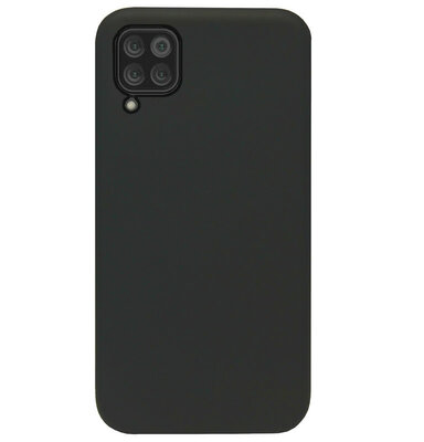 ADEL Siliconen Back Cover Softcase Hoesje voor Huawei P40 Lite - Zwart