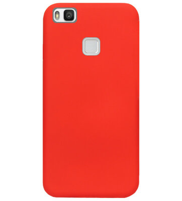 ADEL Siliconen Back Cover Softcase Hoesje voor Huawei P9 Lite - Rood