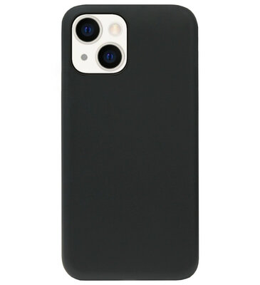 ADEL Tarwe Stro TPU Back Cover Softcase Hoesje voor iPhone 14 - Duurzaam Afbreekbaar Milieuvriendelijk Zwart