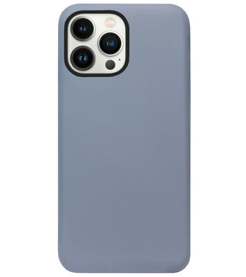 ADEL Premium Siliconen Back Cover Softcase Hoesje voor iPhone 14 Pro - Lavendel