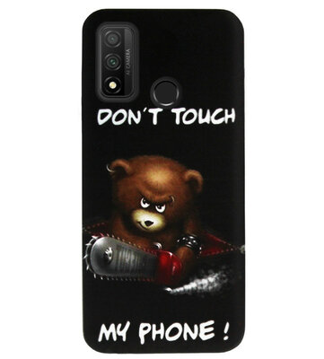 ADEL Siliconen Back Cover Softcase Hoesje voor Huawei P Smart 2020 - Don't Touch My Phone Beren