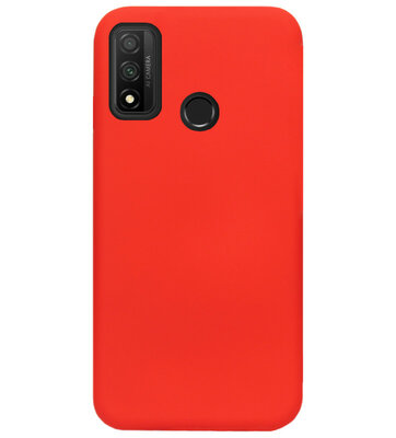 ADEL Siliconen Back Cover Softcase Hoesje voor Huawei P Smart 2020 - Rood
