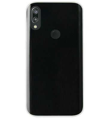 ADEL Siliconen Back Cover Softcase Hoesje voor Huawei P Smart Z - Doorzichtig Transparant