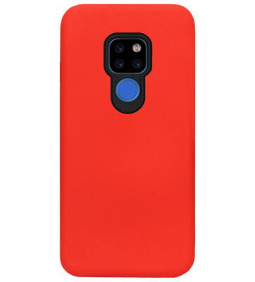 ADEL Siliconen Back Cover Softcase Hoesje voor Huawei Mate 20 - Rood