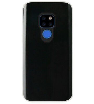 ADEL Siliconen Back Cover Softcase Hoesje voor Huawei Mate 20 - Doorzichtig Transparant