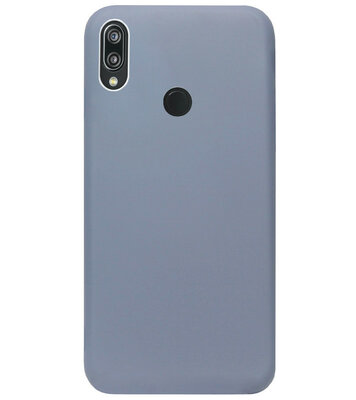 ADEL Premium Siliconen Back Cover Softcase Hoesje voor Huawei Y7 (2019) - Lavendel