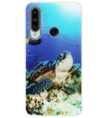 ADEL Siliconen Back Cover Softcase Hoesje voor Huawei Y6p - Schildpad