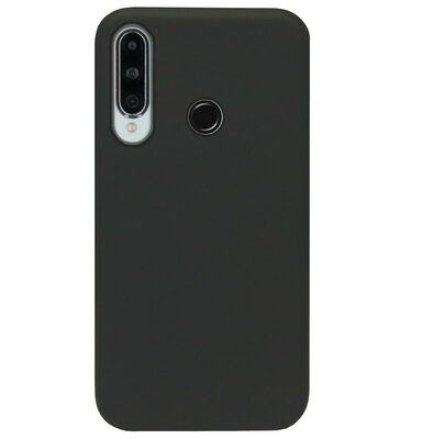 ADEL Siliconen Back Cover Softcase Hoesje voor Huawei Y6p - Zwart