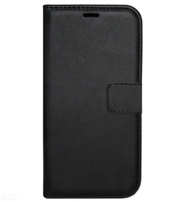 LC.IMEEKE Kunstleren Book Case Portemonnee Pasjes Hoesje voor Huawei Y5p - Zwart