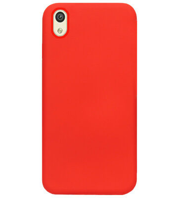ADEL Siliconen Back Cover Softcase Hoesje voor Huawei Y5 (2019) - Rood