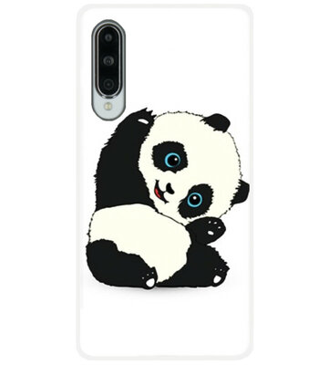 ADEL Siliconen Back Cover Softcase Hoesje voor Y9s/ Huawei P Smart Pro - Panda Liggend