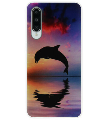 ADEL Kunststof Back Cover Hardcase Hoesje voor Y9s/ Huawei P Smart Pro - Dolfijn