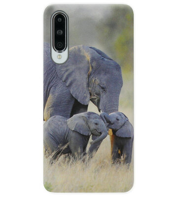 ADEL Siliconen Back Cover Softcase Hoesje voor Y9s/ Huawei P Smart Pro - Olifant Familie