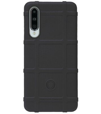RUGGED SHIELD Rubber Bumper Case Hoesje voor Y9s/ Huawei P Smart Pro - Zwart