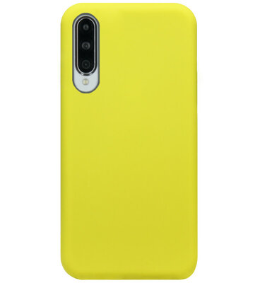 ADEL Siliconen Back Cover Softcase Hoesje voor Y9s/ Huawei P Smart Pro - Geel