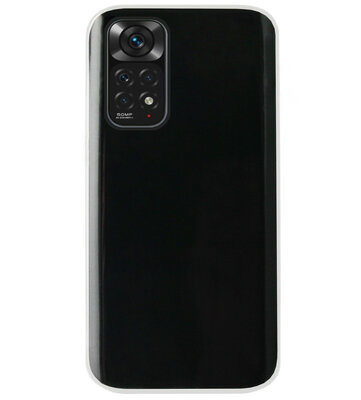 ADEL Siliconen Back Cover Softcase Hoesje voor Xiaomi Redmi Note 11s/ 11 - Doorzichtig Transparant