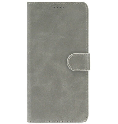 LC.IMEEKE Kunstleren Book Case Portemonnee Pasjes Hoesje voor Xiaomi Redmi Note 11 Pro - Grijs