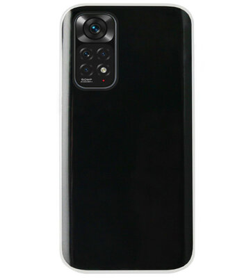 ADEL Siliconen Back Cover Softcase Hoesje voor Xiaomi Redmi Note 11 Pro - Doorzichtig Transparant