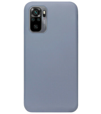 ADEL Premium Siliconen Back Cover Softcase Hoesje voor Xiaomi Redmi Note 10 (4G)/ 10s - Lavendel
