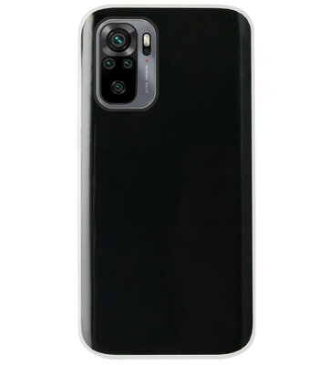 ADEL Siliconen Back Cover Softcase Hoesje voor Xiaomi Redmi Note 10 (4G)/ 10s - Doorzichtig Transparant