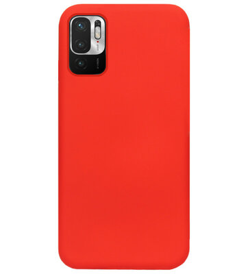 ADEL Siliconen Back Cover Softcase Hoesje voor Xiaomi Redmi Note 10 (5G) - Rood