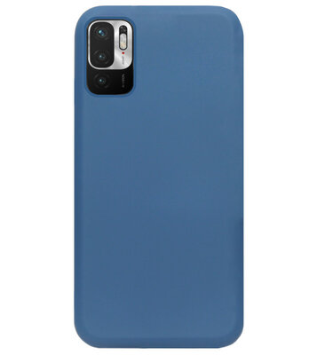 ADEL Premium Siliconen Back Cover Softcase Hoesje voor Xiaomi Redmi Note 10 (5G) - Blauw