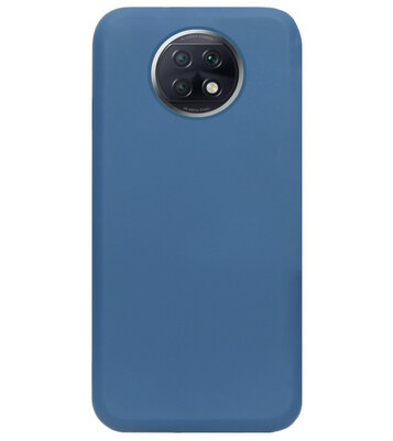 ADEL Premium Siliconen Back Cover Softcase Hoesje voor Xiaomi Redmi Note 9T (5G) - Blauw