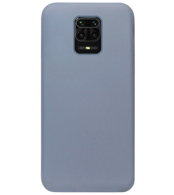 ADEL Premium Siliconen Back Cover Softcase Hoesje voor Xiaomi Redmi Note 9 Pro/ 9S - Lavendel