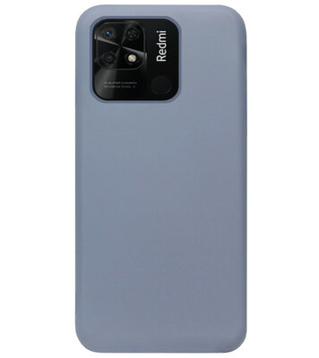 ADEL Premium Siliconen Back Cover Softcase Hoesje voor Xiaomi Redmi 10C - Lavendel