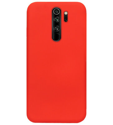 ADEL Siliconen Back Cover Softcase Hoesje voor Xiaomi Redmi Note 8 Pro - Rood