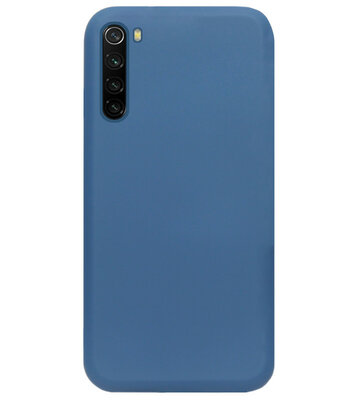 ADEL Premium Siliconen Back Cover Softcase Hoesje voor Xiaomi Redmi Note 8T - Blauw