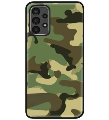 ADEL Siliconen Back Cover Softcase Hoesje voor Samsung Galaxy A13 - Camouflage